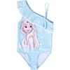 United Labels Disney The Frozen - Costume da Bagno con Volant per Bambine - Elsa Frozen - Costume da Bagno per Bambini Blu (DE/NL/SE/PL, Numero, 98, 104, Regolare, Blu)