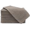 ZOLLNER 10 asciugamani per ospiti - piccole lavette morbide in 30x50 cm - lavabili a 60°C - cotone - fango - qualità alberghiera - certificat - Oeko Tex®