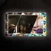 A ARTFORMA 140x80 cm Moderno Specchio con LED Controluce per Il Bagno, Soggiorno, Camera da Letto, Corridoio - su Misura - Freddo Bianco
