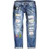 EJIMUQO Pantaloni Donna Cotone A Pantaloni Tuta Donna Cotone Bianchi Pantaloni di Velluto A Coste da Donna Pantaloni da Trekking Pantaloni Antipioggia Moto Donna