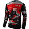 HULG Magliette da Ciclismo da Uomo/Motocross Shirt Manica Lunga | MX MTB Mountain Bike | Materiale Leggero, Materiale Traspirante, Confortevole E vestibilità Sciolta (Red,M)