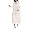 Generico Piumino Smanicato Lungo Donna Gilet Lungo Da Donna Moda Senza Maniche Inverno Gilet Con Cappuccio Leggero Oversize Giacca Senza Maniche Sport All'Aperto Inverno Caldo Gilet Con Cappuccio