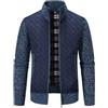 Mobanna Cardigan Uomo Scollo A V Maglia Zip - Felpa Slim Fit Senza Cappuccio Sweaters Maniche Lunghe Giacca Lana Maglione Cashmere Maglioni Con Stand Colletto Tasche Caldo Casual Cappotti Inverno