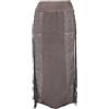 GURU SHOP Maxi Gonna Batik, Gonna Lunga Estiva, Krinklerock, Rosa, Sintetico, Dimensione Indumenti:38, Gonne Lunghe
