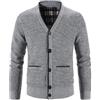 New front Giacca da Uomo in Maglia Giacca da Lavoro Uomo Escursionismo Jacke Softshell Invernale Giacca Caccia Uomo Comfort vestibilità Giubbotto Softshell Uomo Grigio Chiaro L
