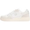 Tommy Jeans Tjw Retro Basket Sneaker En0En02818, Basso Top Donna, White (Ecru/Stratus Grey), 42 EU