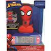 GIOCHERIA Lexibook Sveglia NotturnaSpider Man Suoni e Melodie, Schermo LCD