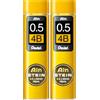 Pentel C275- Recambios para lápiz portaminas 0,5 x 60 mm, Härtegrad: 4B (Confezione da 2)