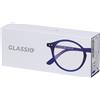 Occhiali da Lettura Glassio Monterey Colore Blu Scuro Gradazione +2,5 1 pz