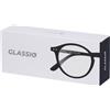 Occhiali da Lettura Glassio Monterey Colore Nero Gradazione +2,5 1 pz