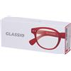 Occhiali da Lettura Glassio Newport Colore Rosso Gradazione +3,0 1 pz