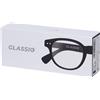 Occhiali da Lettura Glassio Newport Colore Nero Gradazione +3,0 1 pz
