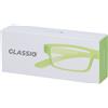 Bestmad Srl Occhiali da Lettura Glassio Cupertino Colore Verde Acido Gradazione +1,0 1 pz