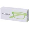 Bestmad Srl Occhiali da Lettura Glassio Cupertino Colore Verde Acido Gradazione +3,0 1 pz