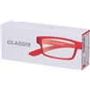 Bestmad Srl Occhiali da Lettura Glassio Cupertino Colore Rosso Gradazione +1,5 1 pz