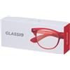 Bestmad Srl Occhiali da Lettura Glassio Fremont Colore Rosso Gradazione +2,0 1 pz