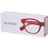 Occhiali da Lettura Glassio Newport Colore Rosso Gradazione +2,0 1 pz