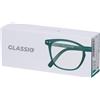 Occhiali da Lettura Glassio Sacramento Colore Verde Foresta Gradazione +2,5 1 pz