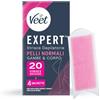 Veet Expert Strisce Corpo e Gambe Pelli Normali, 10x2 strisce
