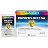 Massigen - Pronto Difesa Buste, 14 Buste Monodose da 6 g, Integratore per il Sistema Immunitario con Vitamine B, C, D e Zinco, Senza Glutine