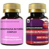 LABOTTEGADEGLIINTEGRATORI Set di Integratori Menopausa 100 Compresse e Iodio 150 mcg 365 Compresse | Kudzu e Trifoglio Rosso Ricchi in Isoflavoni| Metabolismo, Peso, Rilassamento, Vampate | Metabolismo e Tiroide