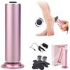 KHEALING Scrapers for feet - Lima per piedi elettrica - Rimuovi calli professionale con 60 dischi di carta vetrata - Rosa
