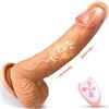 Watcosa Vibratoreper Donna Telecomando Sex Toys, Dildo Realistico Sextoysdonna Vibratoreper Donna Realistico 7 Telescopico & Vibrazione & Riscaldamento Sex Toy Vibratore Anale Plug Analesex