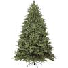 Dmora - Albero di Natale 150 cm Trento, Pino artificiale, Albero effetto reale, Alberello natalizio extra folto, 109x109 h150 cm, Verde
