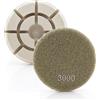 HOMESOM 3 dischi abrasivi diamantati da 7,6 cm, per uso a secco e bagnato, per pavimenti in marmo e granito (grana 3000)