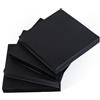 EVG Evergreen Goods - 400 foglietti adesivi neri, 100 fogli per blocco (76 x 76 mm), 4 blocchi di foglietti adesivi rimovibili per memo, promemoria ed espressioni creative, da utilizzare con penne