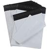 HVDHYY Buste per Spedizione in Plastica Grande 35 * 50cm Busta Imballaggio per Spedizione Autoadesivi, Impermeabili Prova Manomissione per Abbigliamento, Tessuti e Scatole Scarpe Bianco 20pezzi