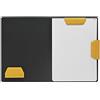 LHiDS Portfolio Magnetico Business, Riprendi Organizer, Cartella A4 Con Appunti, Fermacarte, Blocco Note, Portapenne/Carta, Chiusura Magnetica Per Colloqui, Viaggi, Scuola, Giallo