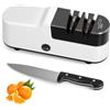 SOARFLY Affilacoltelli Elettrico, Affilacoltelli Professionale di Alta Precisione, Veloce ed Efficiente, Affilatore per Coltelli Durevole, Affilacoltelli Multifunzionale per Coltelli da Cucina
