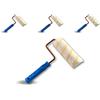 KIBROS R_478_180cx3 | Set di 3 vernici antigoccia in poliammide a righe giallo | Ø 80 mm | Larghezza rotolo 180 mm | Pavimenti parete soffitti grandi superfici
