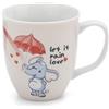 NICI Elephant Love 360ml 8x10cm colorato tè, caffè, Porcellana, Tazza con Manico per Bevande Fredde e Calde, Colore, 61499