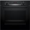 Bosch HQA534BB3 - Forno elettrico, ventilato, multifunzione, 71 litri, nero, Classe energetica A+