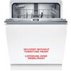 Bosch SMV4EAX28E, serie 4, lavastoviglie intelligente completamente integrata 60 cm, cestino portaposate, lavabile in lavastoviglie, prodotto in Germania, particolarmente silenzioso, asciugatura