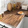 FunStick Carta da Parati Effetto Legno Pellicola Autoadesiva per Rivestire Mobili Cucina Soggiorno Marrone Impermeabile Carta Adesiva per Mobili Legno Pellicola Adesiva per Piano Lavoro Cucina 30CM×5M