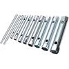 Young Wolf 10 PCS Llave Tubo estampada satinado MateTubular rear Nut Spark Plug wrench Dual end wrench socket Kit 6 - 22mm