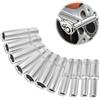 Riisoyu 11 Pezzi Set Bussole 1/4 Pollice, 4-13mm Set Bussole Esagonali Chiavi a Tubo Per Riparazioni Auto Cambio Gomme L'Attrezzatura Della Famigli
