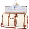Amesor Borsa Porta Abiti Da Viaggio - Borsa Porta Abiti Convertibile | Borsa Sportiva Con Scomparto Scarpe | Tracolla E Borsa Per Scarpe Borsone Da Viaggio In Pelle PU | Per Viaggi Brevi Vacanze Viaggi
