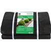 GardenMate 2m x 25m Telo per Pacciamatura 50 g/m² - Telo Antistrappo Contro Le Erbacce - Elevata stabilizzazione ai Raggi UV - Permeabile - 2m x 25m = 50m²
