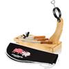 Steelblade 010133 Melograno con cassetto + Copre Kukuxumusu Chaira + Coltello ausiliario-Supporto prosciutto Prodotto in Spagna, Legno