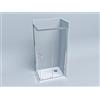 Generico Box doccia cabina angolare rettangolare profilo cromato e cristallo temperato 6 mm 70x70 70x90 80x80 90x90 70x100 70x120 80x100 80x120 (80x100) h.195