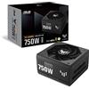 ASUS TUF Gaming 750W Alimentatore modulare, certificato Gold, ventola assiale, rivestimento PCB, compatibile con ATX 3.0