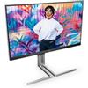 AOC Q27U3CV Graphic Pro Monitor QHD da 27 pollici, altoparlante, altezza regolabile, HDR400 (2560x1440, 75 Hz, HDMI, DisplayPort (ingresso/uscita), USB-C (96 W PD), Hub USB) nero