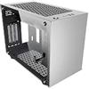 Noua Parvus Q2 Silver Case Mini ITX per PC Office Mini Tower 0.5MM SPCC 4*USB3.0/2.0 Pannelli Laterali in Vetro Temperato (AxPxL: 264x349x185 mm)