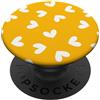 Foolish Heart Dolce cuore giallo e bianco PopSockets PopGrip Intercambiabile
