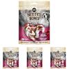 Zeus BetterBones, ossa da masticare per cani, con carne d'anatra e mirtillo rosso, 7,5 cm (Confezione da 4)