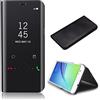 CrazyLemon Per Samsung Galaxy S8 Plus Smart Case Mirror WAKE UP SLEEP Cover, CrazyLemon Slim Fit Smart Custodia in pelle PU + placcatura PC Stand Cover Flip per Samsung Galaxy S8 Plus - Nero